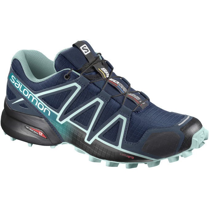 Buty Do Biegania W Terenie Damskie Salomon SPEEDCROSS 4 W - Granatowe - Polska (324-BCMDGY)